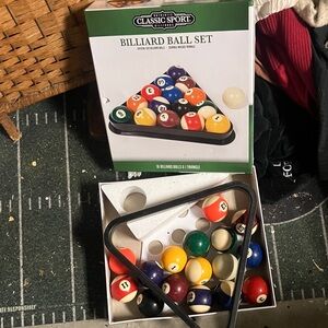 Billiard Ball Set - Multicolor